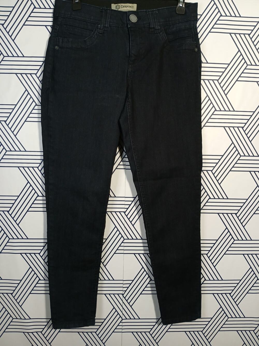 Democracy Ab Solution Straight Leg Sculpting Denim Clean Girl Minimalist